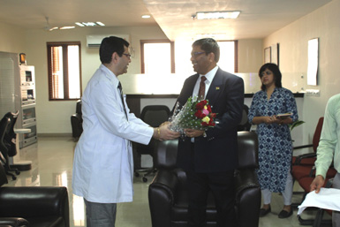 Visit of Dr. Rajeswara Rao, Joint Secretary, MoHFW to AIIMS Raipur