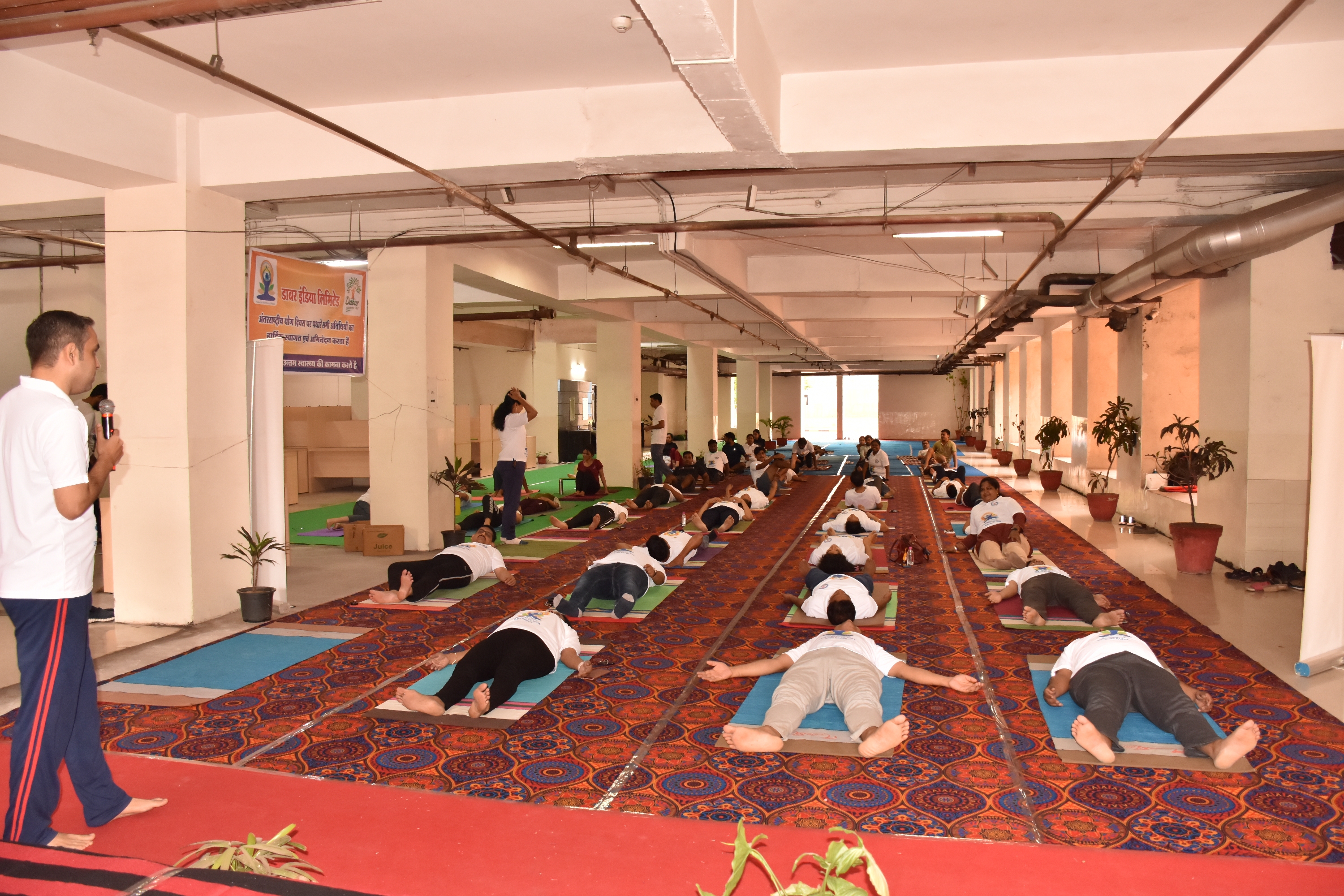 8वां अंतर्राष्ट्रीय योग दिवस - 2022 एम्स रायपुर में मनाया गया