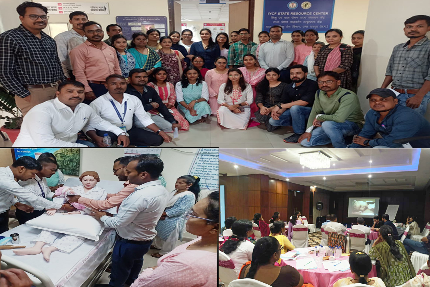 AIIMS Raipur conducted a 3-days residential training on Infant and Young Child Feeding for RMNCH Counselors from all districts of Chhattisgarh